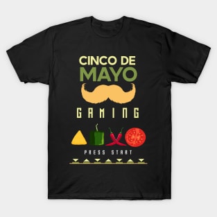 Cinco de mayo gaming guacamole T-Shirt